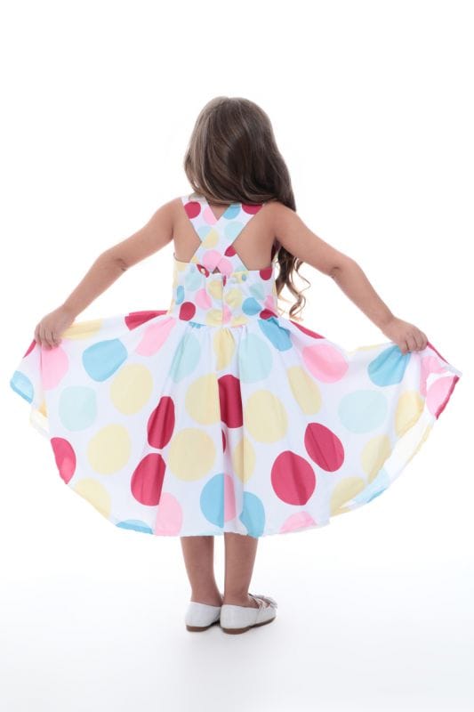 Vestido Infantil Tema Circo