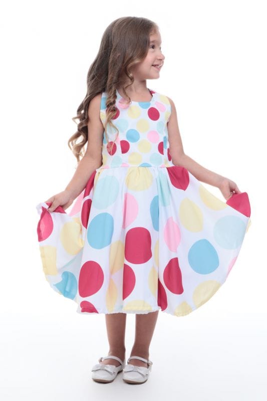 Vestido Infantil Tema Circo