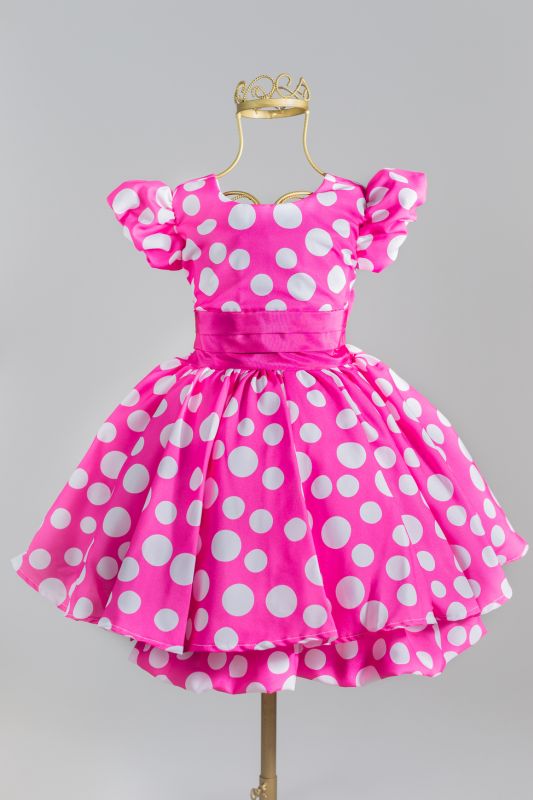 Vestido Minnie para Festa Infantil