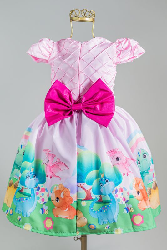 Vestido de Dinossauro Infantil