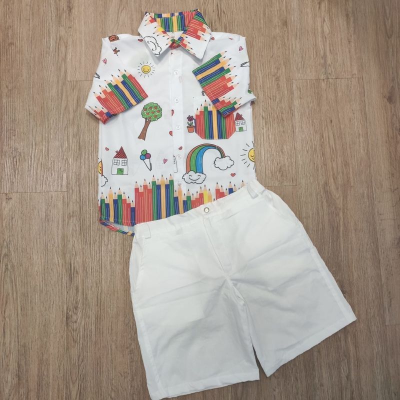 Conjunto Infantil Aquarela