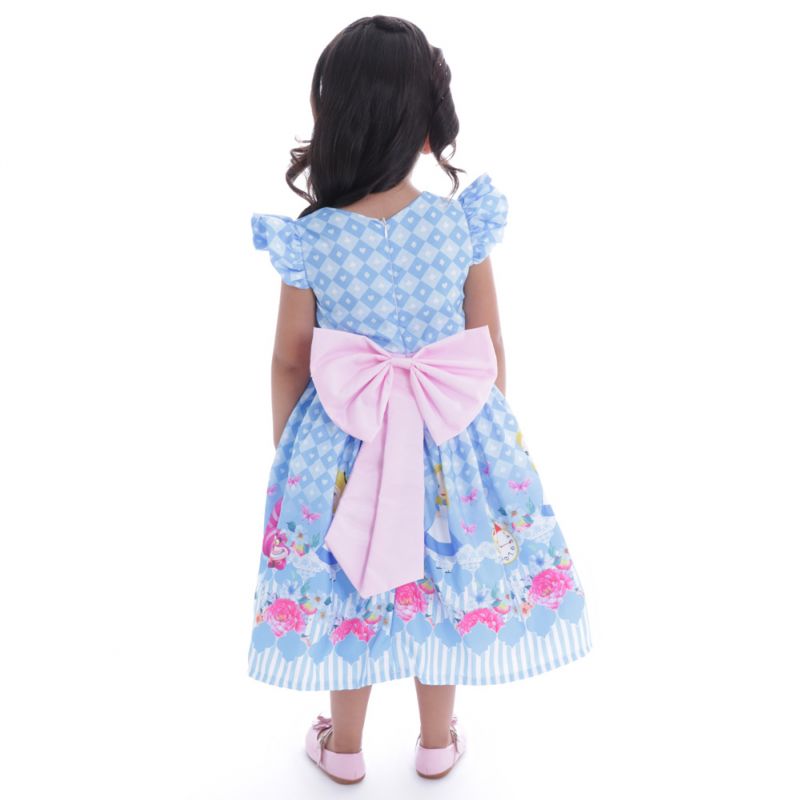 Vestido Alice no Pais das Maravilhas Infantil