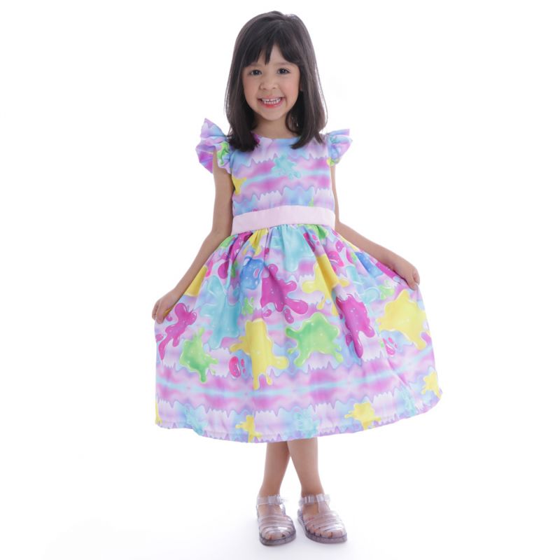 Vestido Infantil Slime