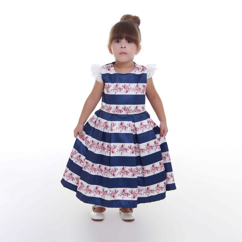 Vestido Infantil Daminha de Princesa Floral