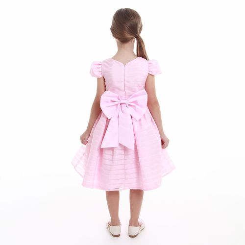 Vestido Rosa Infantil Dama Daminha Florista Princesa