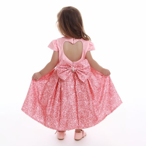 Vestido Infantil Salmo Luxo