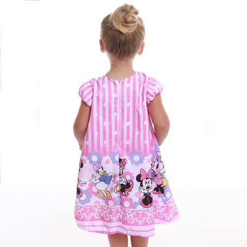 Vestido Infantil Minnie e Margarida