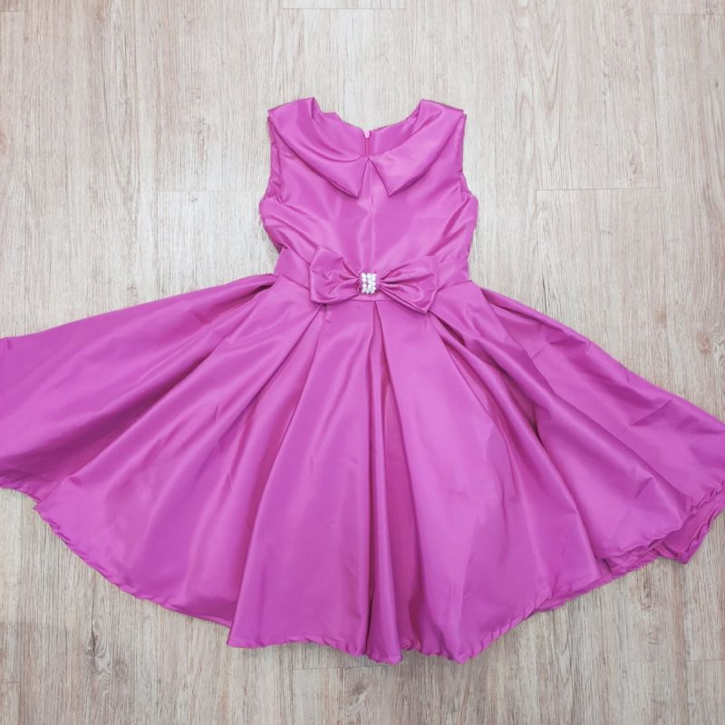 Vestido Infantil Rosa Pink