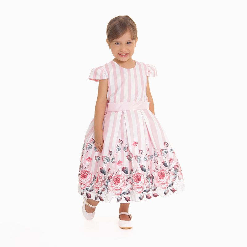 Vestido infantil para Festa Jardim Encantado Floral