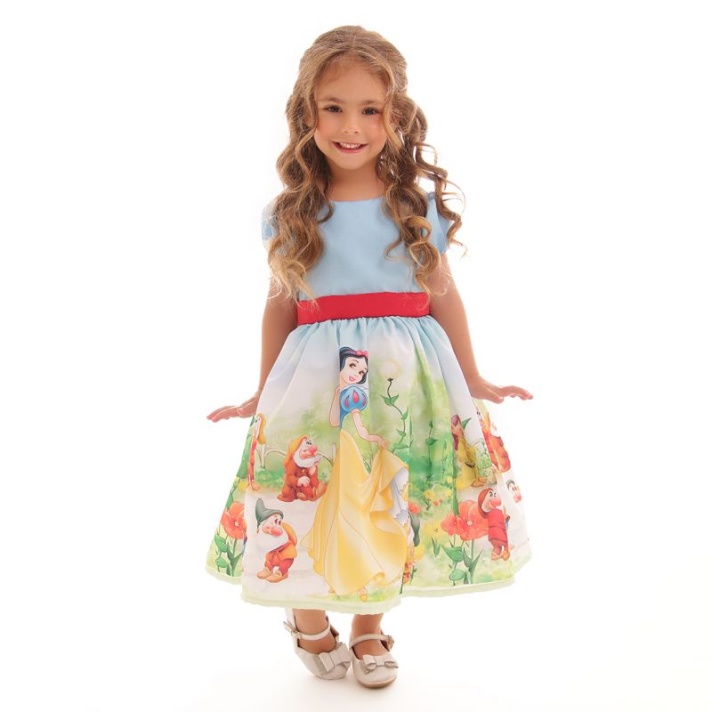 Vestido da Branca de Neve Infantil