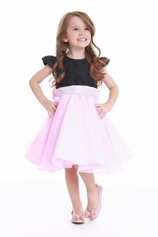 Vestido para Festa Infantil da Minnie Rosa Baby