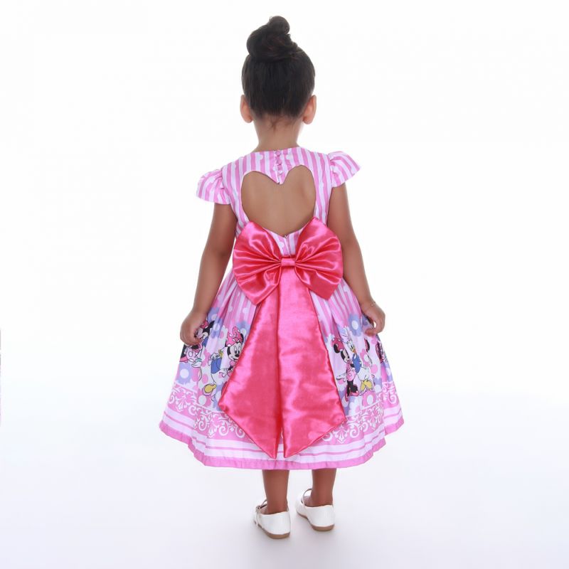 Vestido Infantil Margarida e Minnie