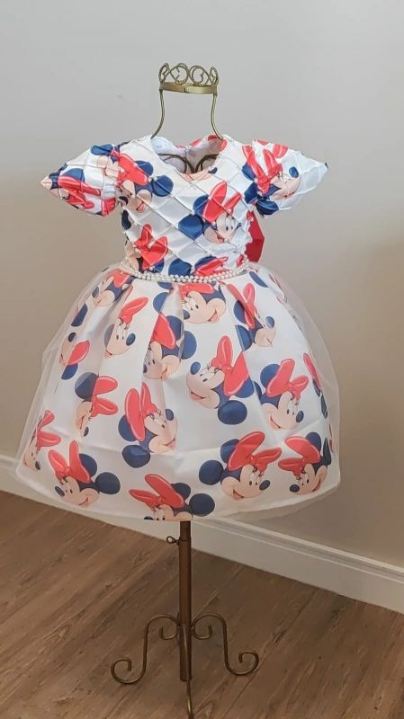 Vestido da minnie vermelho