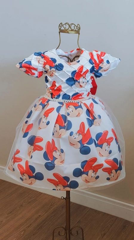 Vestido da minnie vermelho